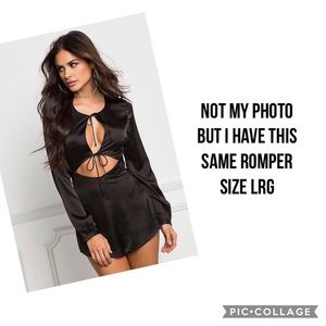 Cute romper black